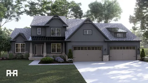 The Marie house plan, exterior view 1
